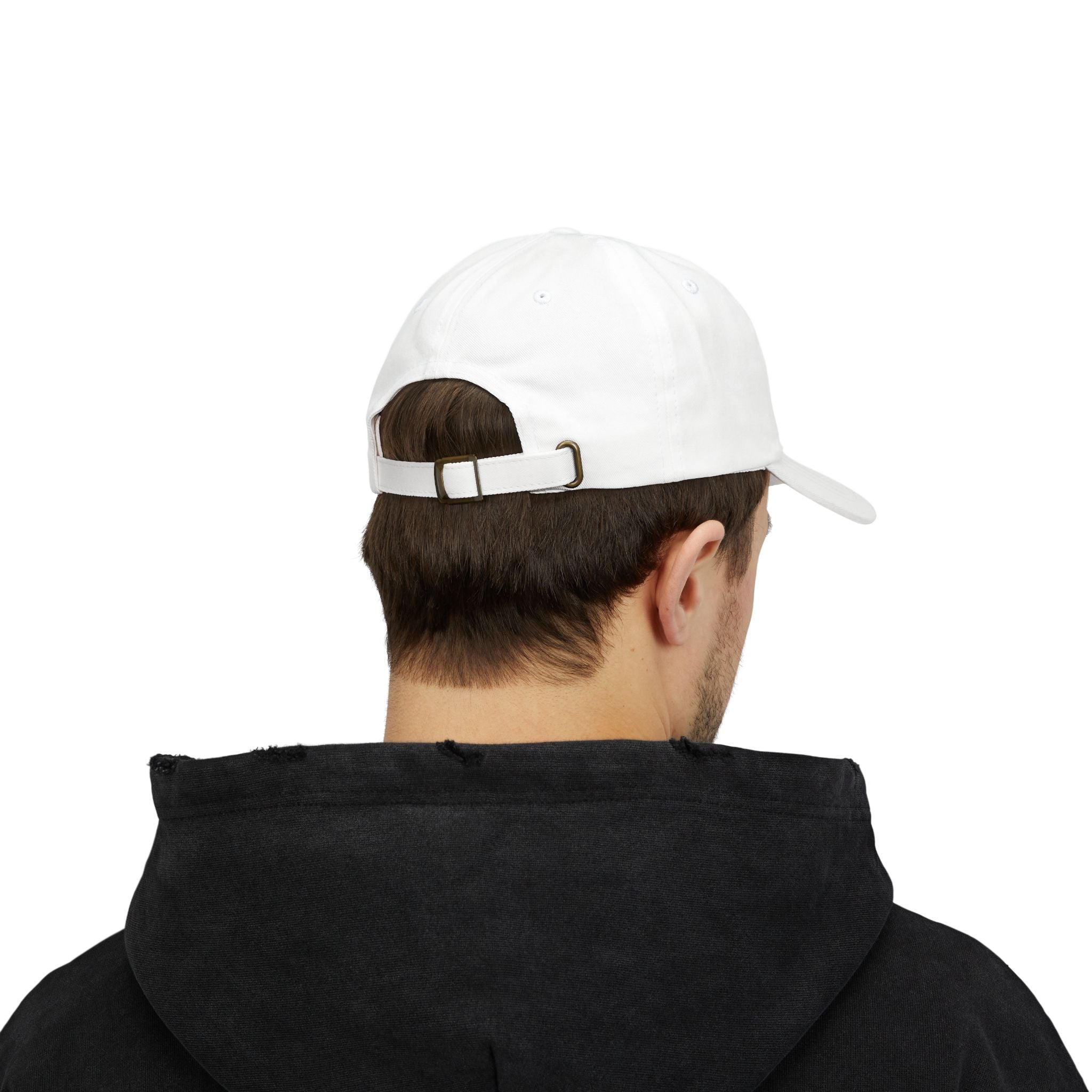 Distribution Day MVP - Classic Dad Cap — Minimal Embroidered White Baseball Hat