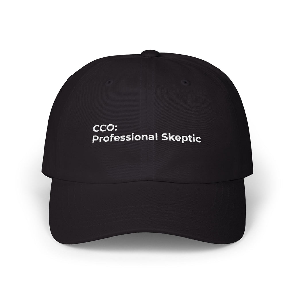 CCO: Professional Skeptic - Classic Dad Cap – Minimal Embroidered Dad Hat