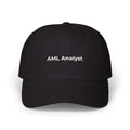AML Analyst - Minimalist White Dad Cap — Embroidered Classic Dad Cap