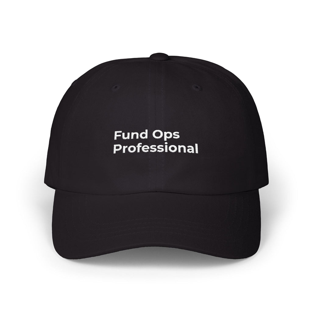 Fund Ops Professional - Embroidered Minimalist 'Classic Dad Cap' Baseball Hat